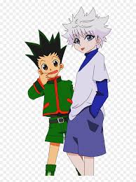 I was actually kind of relieved to see that gon wasn't pissed off at killua for running away. Hunter X Hunter Gon And Killua Render Png Download Hunter X Hunter Render Transparent Png Vhv