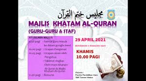 Maybe you would like to learn more about one of these? Majlis Khatam Al Quran 1442h Smktm Youtube