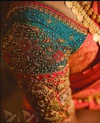 15 Latest Aari Work Blouse Designs 2020 Wedlockindia Blouse Work Designs Wedding Blouse Designs Wedding Saree Blouse Designs