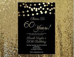 Black And Gold 60th Birthday Invitations Any Age Cheers To 60 Years Invitation 60th Birthday Invitation For Women Blac 70th Birthday Invitations 60th Birthday Invitations Birthday Invitation Templates