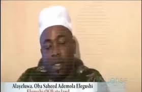 His Royal Majesty , OBA DR. Munirudeen Adesola Lawal Laminisa 1 ( TIMI OF  EDE LAND ) feeling fulfilled at his 70th birthday party. @timiofede1  @queen___eesha