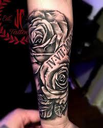 30 Classy Sleeve Tattoo Design Ideas To Inspire F Classy Design Ideas Inspire Rose Tattoo Sl Cool Forearm Tattoos Forearm Tattoo Men Tattoo Sleeve Designs
