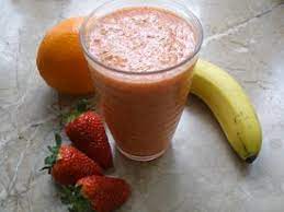 Licuado De Banana Fresa Y Naranja Cuida Tu Peso Y Cuida Tu Piel Y Es Que El Licuado De Banana Fresa Y Naranja Es Un Rica Fue Jugos Licuados Jugo De