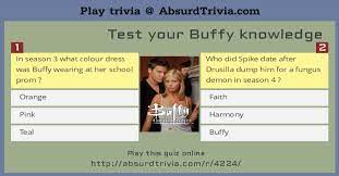 This conflict, known as the space race, saw the emergence of scientific discoveries and new technologies. Trivia Quiz Test Your Buffy Knowledge
