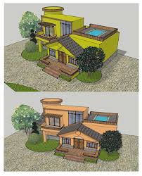 Sketchup modern home plan size 8x12m house plan map. Google Sketchup Dream House Design Designer Ako