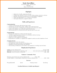 school resume examples and writing tips