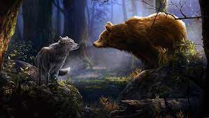 Get design inspiration for painting projects. Bear Wolf Hd Wallpapers Bear Wolf Hd Wallpapers Bear Wallpaper Hd Wallpaper Wolf Wallpaper