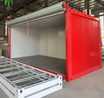 Modern Customizable Sandwich Panel Flat Pack Containers with Quick  Installation and Custom Colors for House & School Use