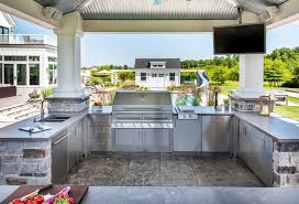 Outdoor gourmet cooking prep station with sink. Manitowoc Wisconsin Kitchen Gallery Kalamazoo Outdoor Gourmet