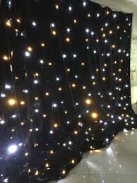 China Backdrop Decoration Led Star Curtain With Yellow And White Led Lights China Led Star Curtain Backdrop Stand