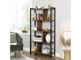 Créez une atmosphère tendance grâce à cette étagère style industriel. Vasagle Bibliotheque De Style Industriel Etagere De Rangement A 4 Niveaux Rustique Lbc12bx Armature En Fer Stable 74 X 30 X 154 5 Cm Vente De Vasagle Conforama