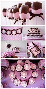 Real Party Brown Pink Baby Shower The Cake Blog Pink Baby Shower Baby Shower Baby Shower Themes