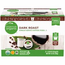 Free ups ground to homes & businesses nationwide. Simple Truth Organic Dark Roast Coffee K Cup Pods 12 Ct Kroger