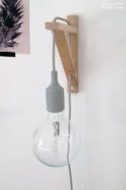 How To Make A Muuto Diy Wall Lamp Wanddeko Selbstgemacht Ikea Lampen Diy Wand