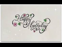 Easy Happy Birthday Drawings For Mom Hello Today I Want To Show You How To Write Mom And Dad In Cursive Fancy Letters It Is An Ea Fancy Writing Calligraphy For Beginners Happy Birthday Writing