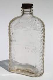 1880's chapin gore chicago illinois whiskey barrelflask saloon liquor bar bottle. Old Log Cabin Bourbon Whiskey Embossed Glass Bottle Vintage Whisky Pocket Flask Glass Flask Bottle Glass Flask Pocket Flask