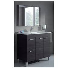 80 cm con un'anta, tre cassetti e specchio. Salgar Mobile A Terra Aktivia 80 Cm Grigio Cenere Con Specchio Grigio Cenere Standard Eprice