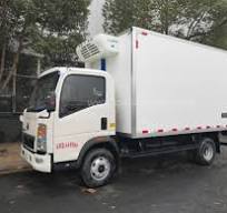 HOWO 3 Ton Refrigerator Freezer Truck for Meat Vegetables ...
