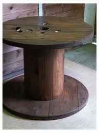 Tonnes Of These Spools Where I Work Everytime I See Them I Want To Do This Spool Tables Cable Spool Tables Wire Spool Tables