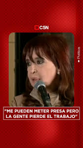 🗣️ "ME PUEDEN METER PRESA PERO LA GENTE PIERDE EL TRABAJO", 📌 Cristina,  en su discurso en la sede del PJ, se enfocó en los problemas reales que  tienen los argentinos en el día de hoy., 👉"Me pueden ...