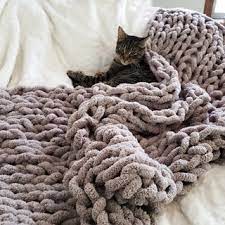 See more ideas about knitting patterns, knitting, knitted afghans. Easy Chunky Hand Knitted Blanket In One Hour 9 Steps With Pictures Instructables