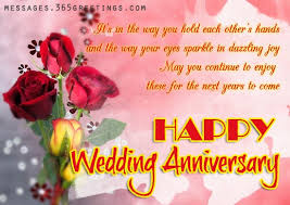 For example, at the rehearsal dinner, guests can express their best wedding wishes. Happy Wedding Anniversary Quotes 365greetings Com