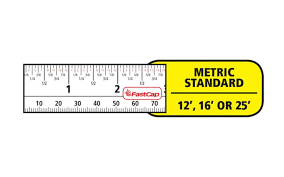 On a standard tape measure, the biggest marking is the inch mark (which. Fastcap Procarpenter Metric Standard Tape Measure