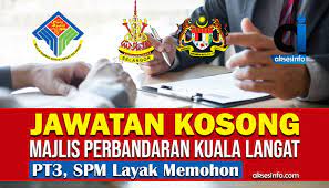 Majlis perbandaran kuala langat, banting. Jawatan Kosong Majlis Perbandaran Kuala Langat Pt3 Spm Layak Memohon Aksesinfo