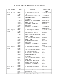 Susunan acara pesantren kilat ramadhan. Rundown Acara Pesantren Kilat Pdf
