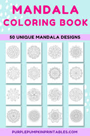 Discover all our printable coloring pages for adults, to print or download for free ! 50 Page Mandala Coloring Book For Adults Print At Home
