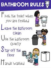 Bathroom Rules Poster Boys And Girls Signs Included By The 5th Grade Renegade Bathroom Rules Sign Bathroom Rules Bathroom Rules Sign Kids