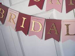 Bridal Banner Bridal Shower Banner Wedding Banner Burgundy And Gold Banner Rose Gold Blush Gold Pink Gold Bridal Shower Decorations Rose Gold Bridal Shower Bridal Shower Decorations Pink Bridal Shower Banner