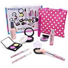 Pretend Makeup Kit Toys For 2 3 4 5 Year Old Girls First Make Up Set For Little Princess Play Dress Up Kids Cosmetic Best Birthday Gift For Toddler With P In 2021