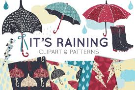 Magical, meaningful items you can't find anywhere else. Raining Clipart Clip Art Rain Clipart Seamless Patterns