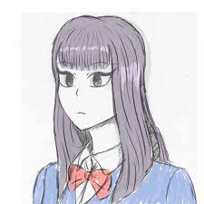 sketch of Komi with her live action hairstyle inspired by Mitsugu :  r/Komi_san