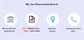 Sbi Sun Pharma Road Ifsc Code Sbin0016042
