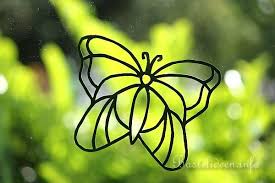 Sofortiger download nach dem kauf. Schmetterling Fensterbilder Basteln