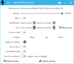Mute The Microphone System Wide With A Global Hotkey On Windows