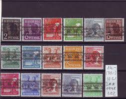Deutsche post deutschland klassik briefmarken postfrisch 2003 bis 2008. Briefmarken Der Westzonen Kaufen Seba Berlin