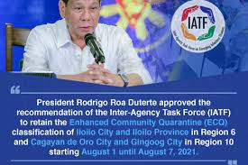 Gov't places metro manila under ecq from august 6 to 20, 2021 | bt. Vtikfva6hknivm