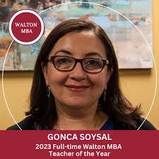 I am honored to be selected the MBA teacher of the year by our students. I  always cherished our time in the classroom and witnessing my students  excelling in their careers using