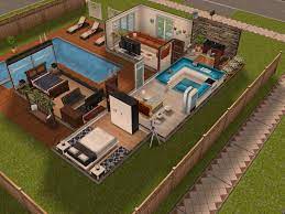 The Sims Free Play Modern House 1 Sims Thesims House Ideas Casa Sims Casas The Sims 4 Sims Free Play