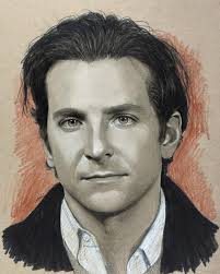 I did this drawing of Bradley Cooper a while back. As many great and  memorable roles as he's had whenever I look