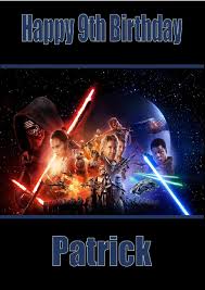 We did not find results for: Personalised Star Wars Birthday Card