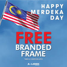 In celebration of malaysia's 56th independence day, we will be having a promotion for everyone! 11 Aug 2020 Onward A Look Eyewear Merdeka Promotion Everydayonsales Com