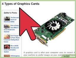 The gpu, or graphics processing unit, also known as the graphics card, translates the tasks your pc is computing into images and sends them to however, the technical features in gaming graphics cards are excellent for design pcs. 3 Ways To Buy A Video Card For Your Pc Wikihow Tech