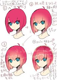 Basic Hair Shading Tutorial Manga Drawing Anime Drawings Manga Hair