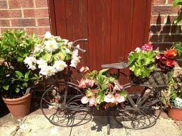 Kreative Gartenideen Deko Aus Altem Fahrrad Selber Machen Gartenecke Garten Ideen Garten