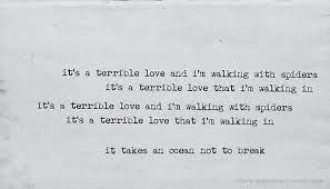 Birdy Let It All Go Lyrics Meaning Terrible Love Birdy Lyrics Cool Lyrics Wonder Quotes Song Quotes