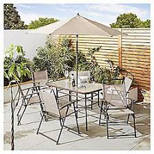 Tesco Hawaii Metal Garden Furniture 8 Piece Set Cappuccino Outdoor Patio Furniture Metal Garden Furniture Outdoor Furniture Sets